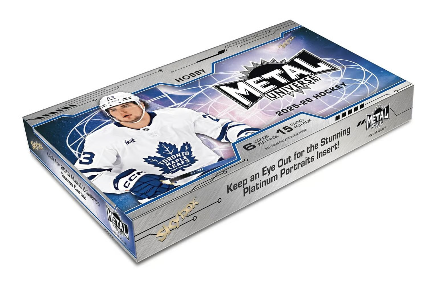 2025-26 Upper Deck NHL Skybox Metal Universe Hobby