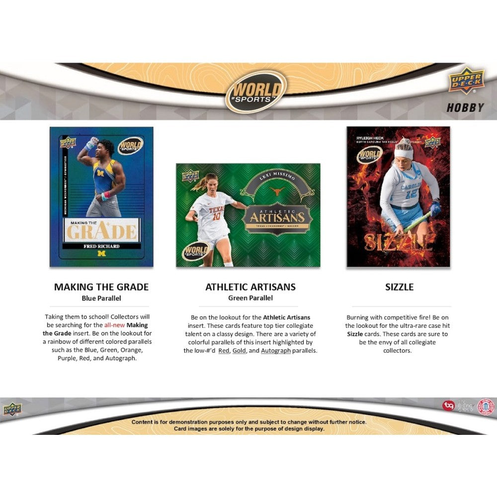 2025 Upper Deck World of Sports Volume 1 Hobby - Sports Cards Europe