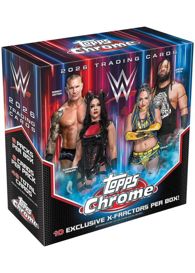 2026 Topps Chrome WWE Mega
