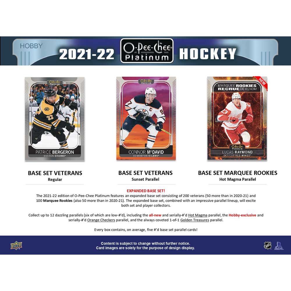 2021-22 Upper Deck NHL O-Pee-Chee Platinum Hobby - Sports Cards Europe