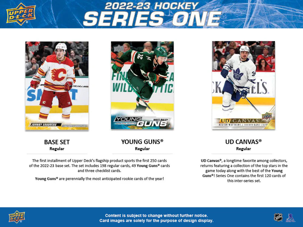 2022-23 Upper Deck NHL Series 1 Blaster Box - Sports Cards Europe