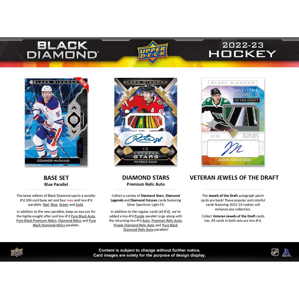 2022-23 Upper Deck NHL Black Diamond Hobby - Sports Cards Europe