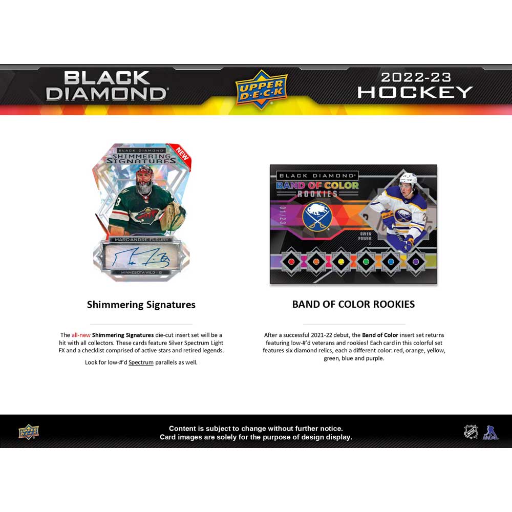 2022-23 Upper Deck NHL Black Diamond Hobby - Sports Cards Europe