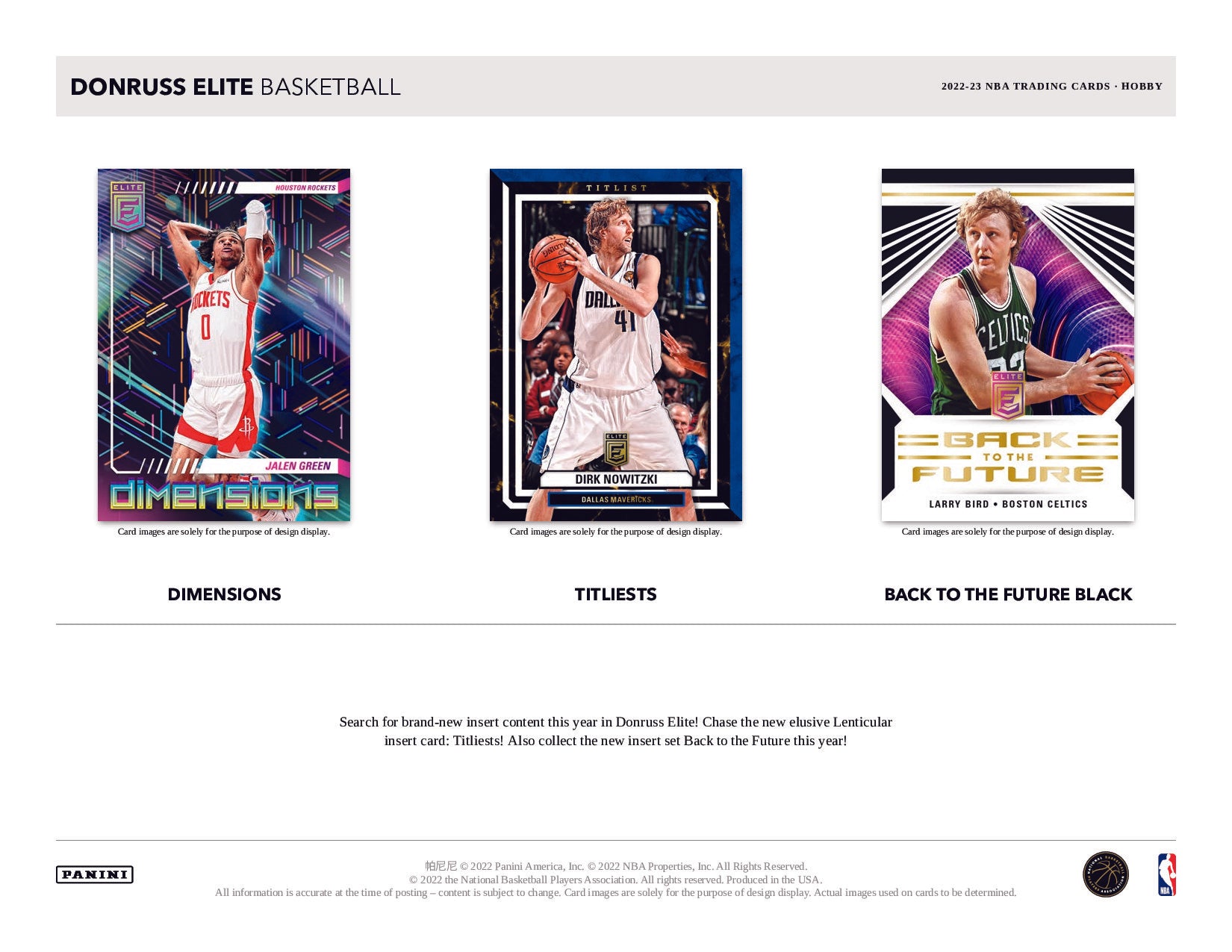 2022-23 Panini Donruss Elite Basketball Hobby - Sports Cards Europe