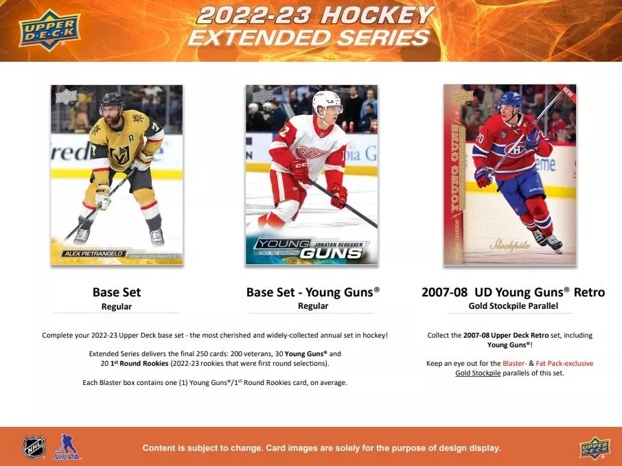 2022-23 Upper Deck NHL Extended Fat Pack - Sports Cards Europe