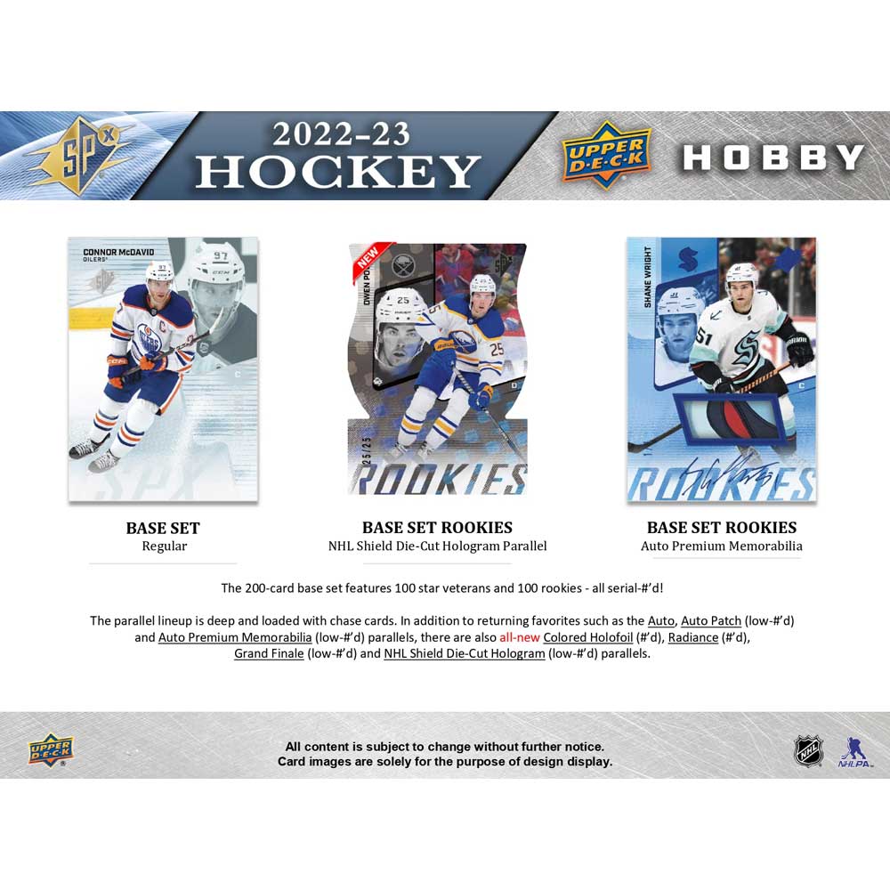 2022-23 Upper Deck NHL SPx Hobby - Sports Cards Europe