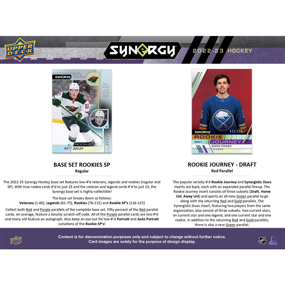 2022-23 Upper Deck NHL Synergy Hobby - Sports Cards Europe