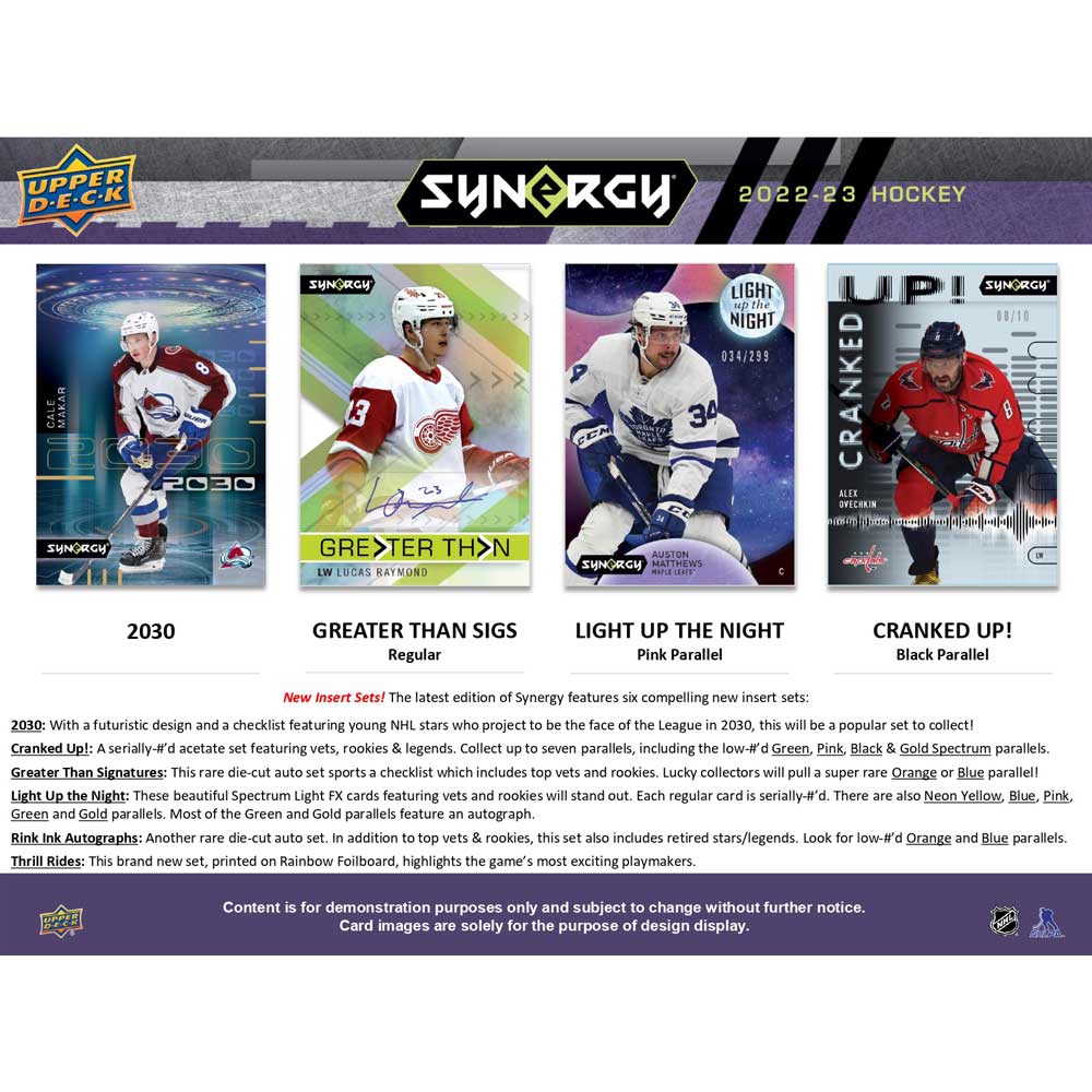 2022-23 Upper Deck NHL Synergy Hobby - Sports Cards Europe