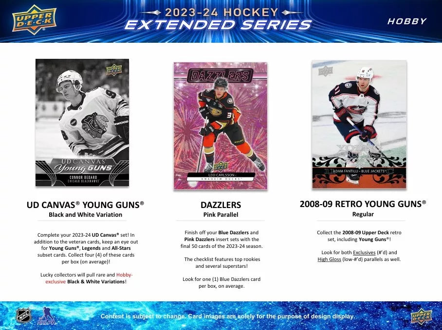 2023-24 Upper Deck NHL Extended Series Hobby - Sports Cards Europe