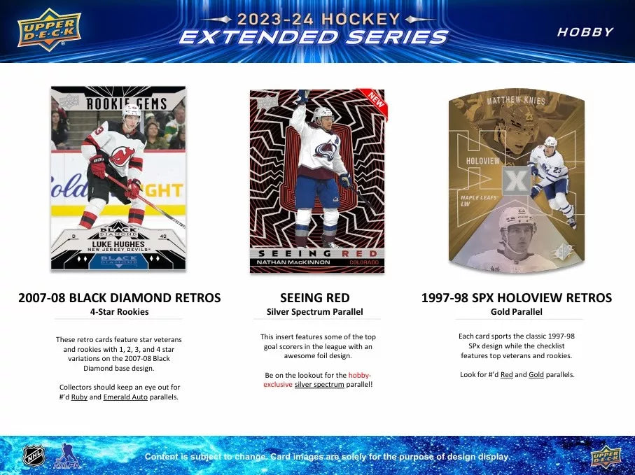 2023-24 Upper Deck NHL Extended Series Hobby - Sports Cards Europe