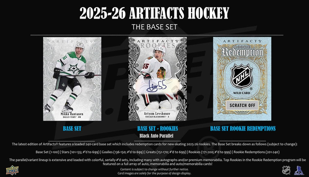 2025-26 Upper Deck NHL Artifacts Hobby