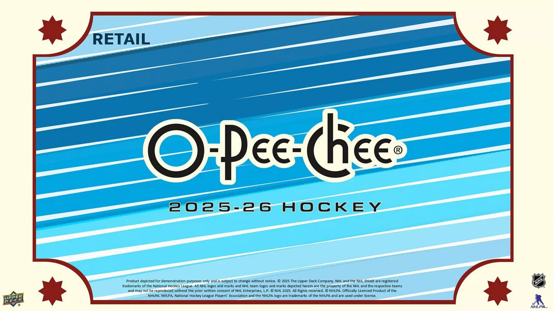 2025-26 Upper Deck NHL O-Pee-Chee Blaster Box - Sports Cards Europe