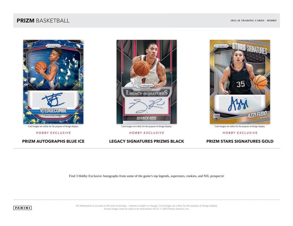 2025-26 Panini NBA Prizm Hobby