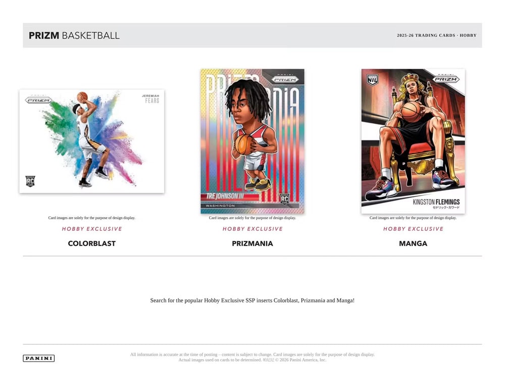 2025-26 Panini NBA Prizm Hobby