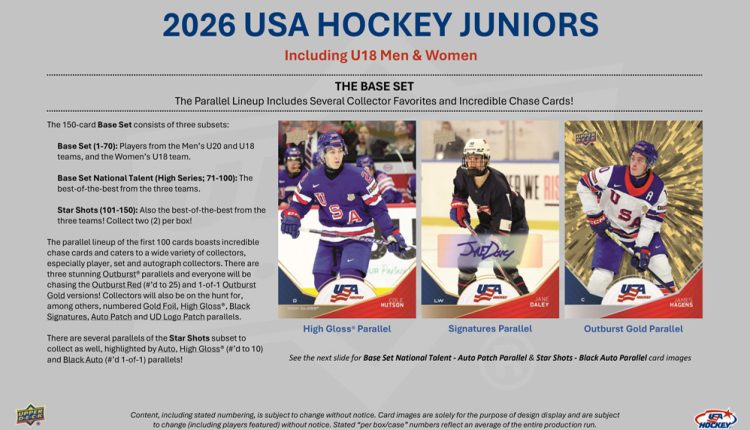 2026 Upper Deck USA Team Juniors Hobby - Sports Cards Europe