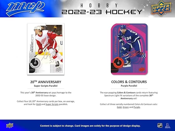 2022-23 Upper Deck NHL MVP Hobby - Sports Cards Europe