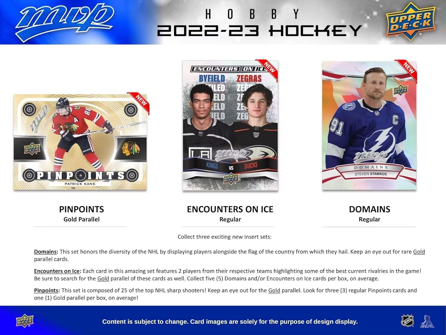 2022-23 Upper Deck NHL MVP Hobby - Sports Cards Europe