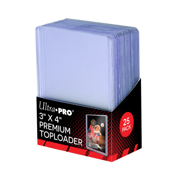 Ultra Pro Toploader 3x4" 35 pt Clear Premium - Sports Cards Europe