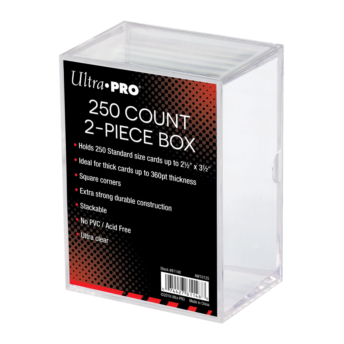 Ultra Pro Cardbox 250ct 2-pieces - Sports Cards Europe