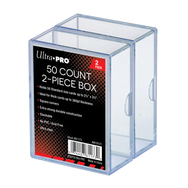 Ultra Pro Cardbox 50ct 2-pieces 2-pack - Sports Cards Europe