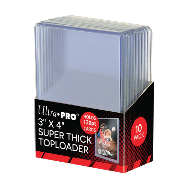 Ultra Pro Toploader 3x4" 120pt (10 per pack) - Sports Cards Europe