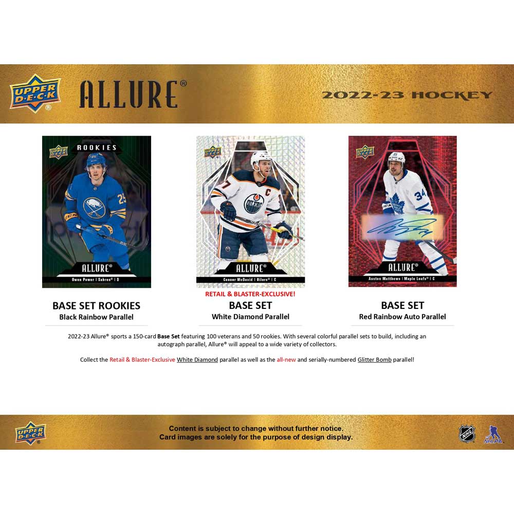 2022-23 Upper Deck NHL Allure Blaster - Sports Cards Europe