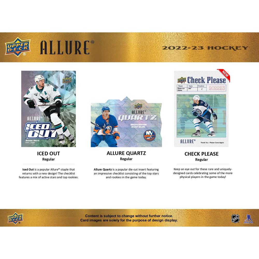 2022-23 Upper Deck NHL Allure Blaster - Sports Cards Europe