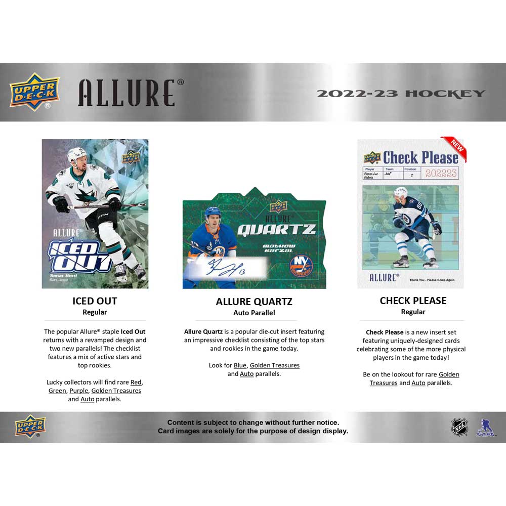 2022-23 Upper Deck NHL Allure Hobby - Sports Cards Europe