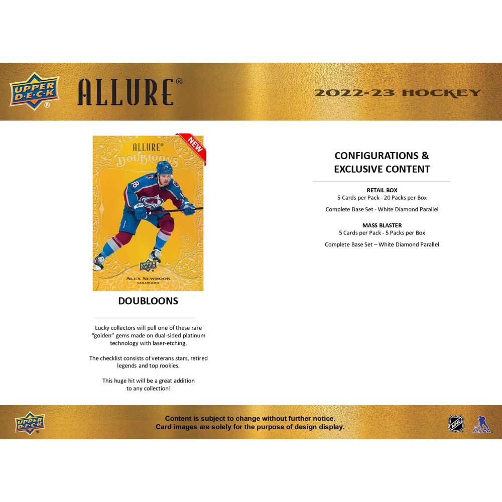 2022-23 Upper Deck NHL Allure Blaster - Sports Cards Europe