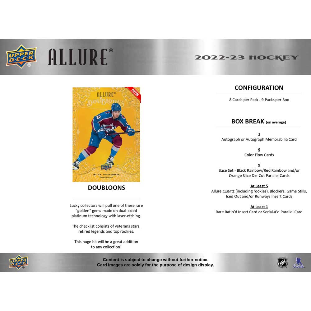 2022-23 Upper Deck NHL Allure Hobby - Sports Cards Europe