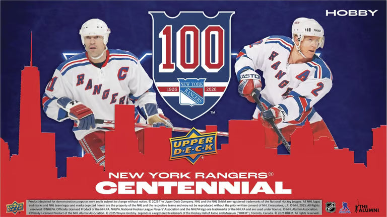 2025-26 Upper Deck NHL New York Rangers Centennial Hobby - Sports Cards Europe