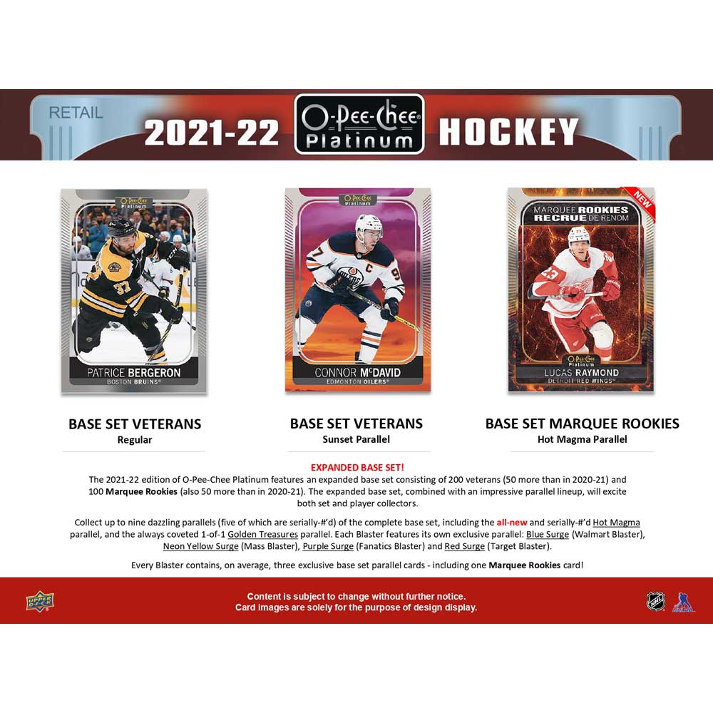 2021-22 Upper Deck NHL O-Pee-Chee Platinum Blaster - Sports Cards Europe