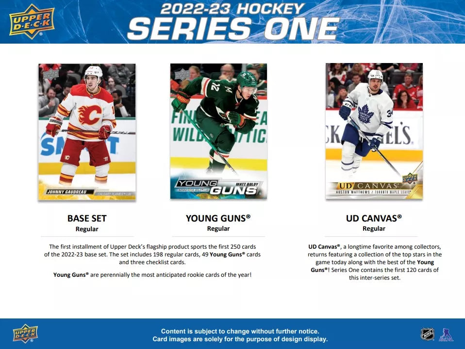 2022-23 Upper Deck NHL Series 1 Tin - Sports Cards Europe