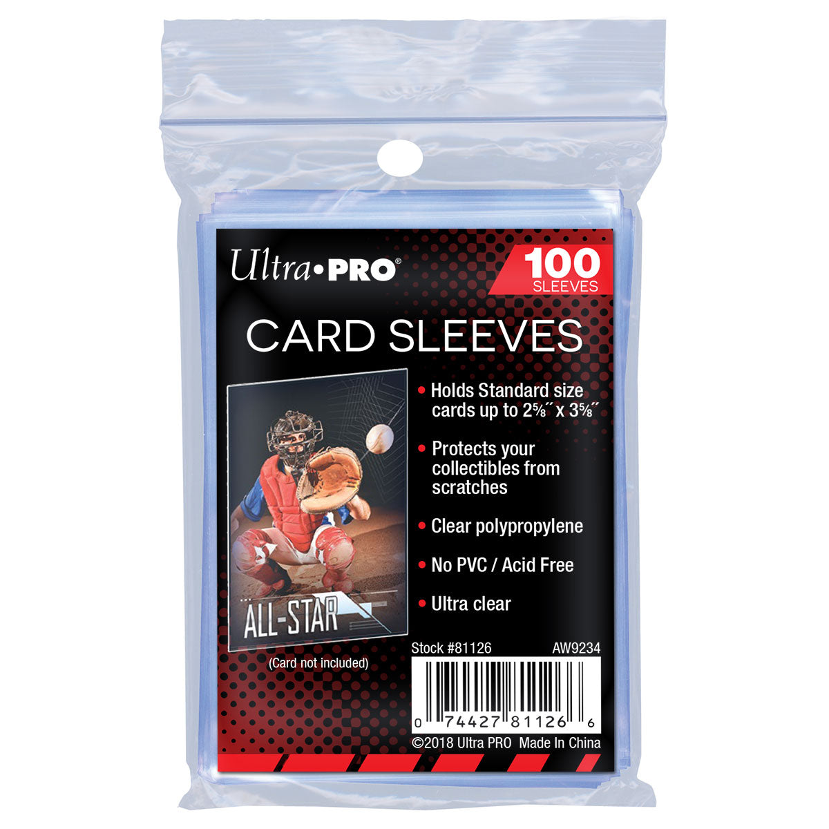 Ultra Pro Card Sleeves 3x4 - Sports Cards Europe