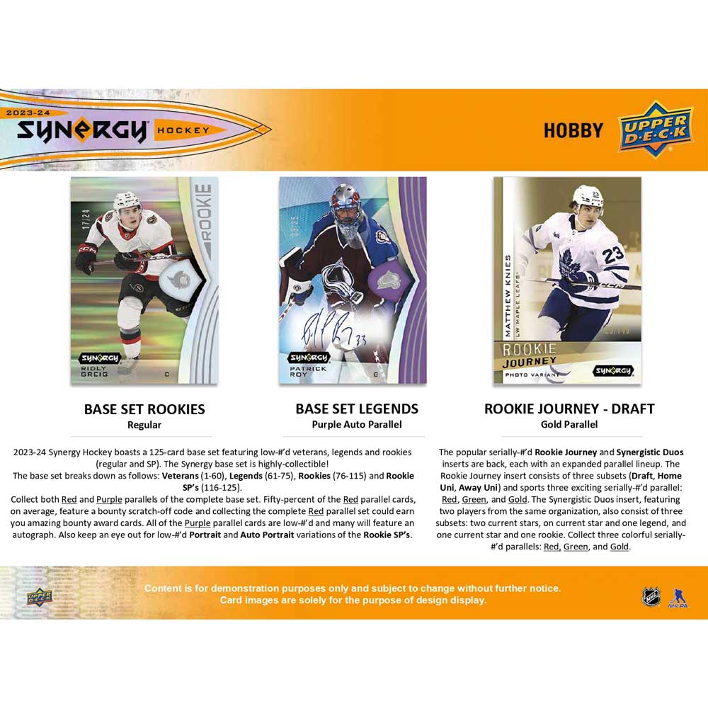 2023-24 Upper Deck NHL Synergy Hobby - Sports Cards Europe